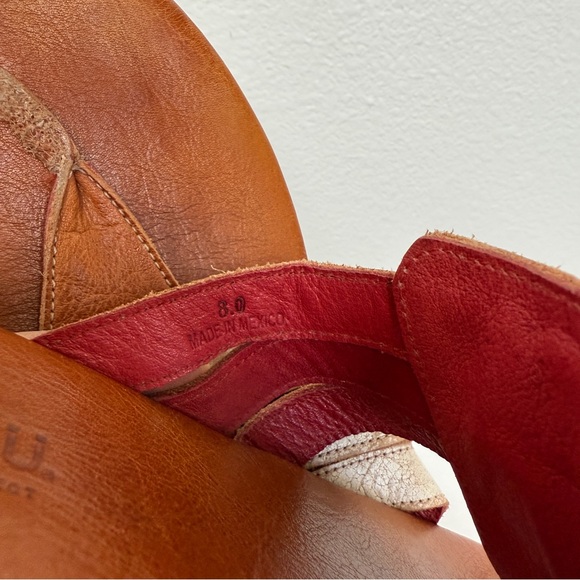 Bed Stu Yoli Sandals Thong Leather Size 8 - Picture 7 of 8